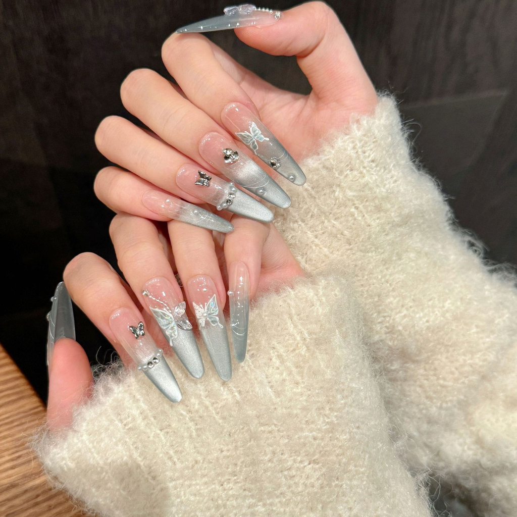 Mint Mambo Handmade Press-On Nails